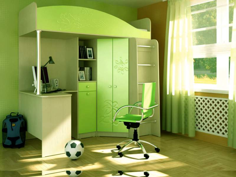 Set of children's furniture for small apartments