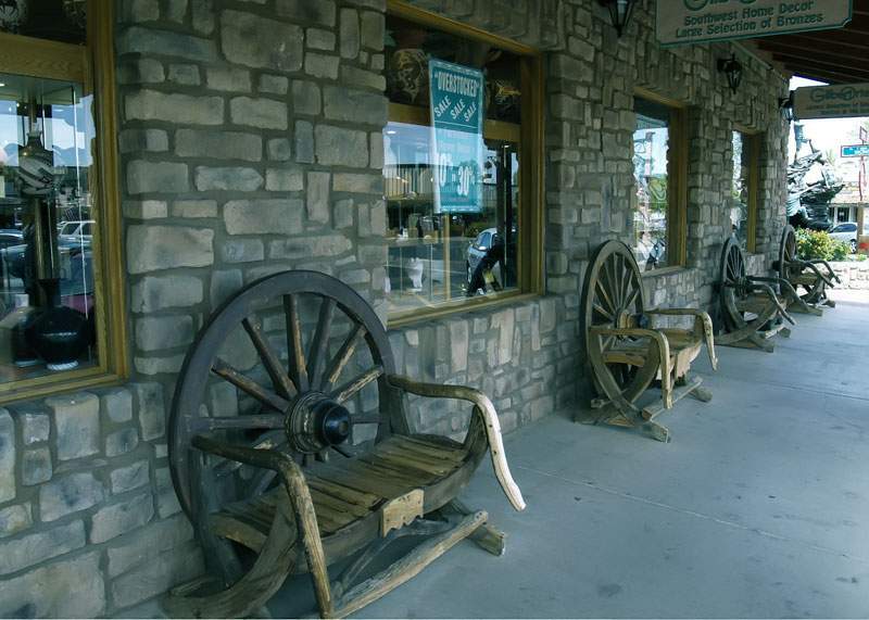 Bench for country house