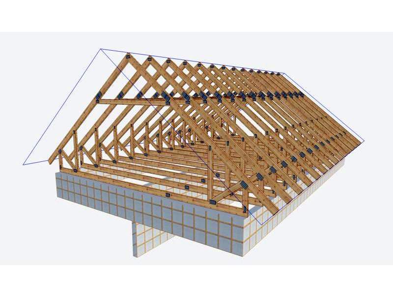 Frame roof